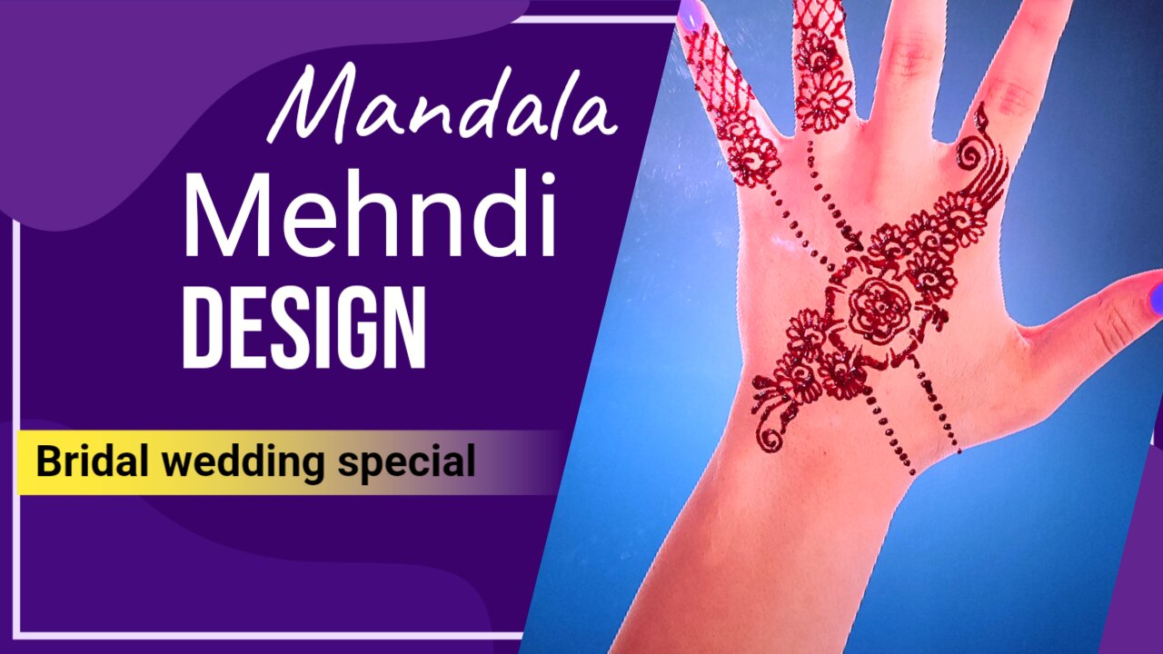 Mandala mehndi design simple Mehndi Design by HMC || Henna Mehndi Creations