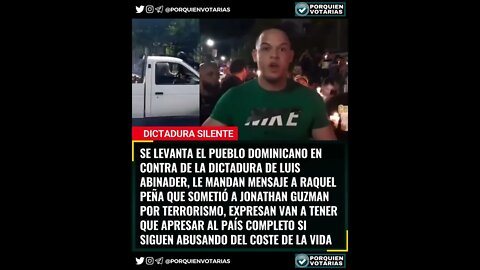 🛑SE LEVANTA EL PUEBLO DOMINICANO EN CONTRA DE LA DICTADURA DE LUIS ABINADER