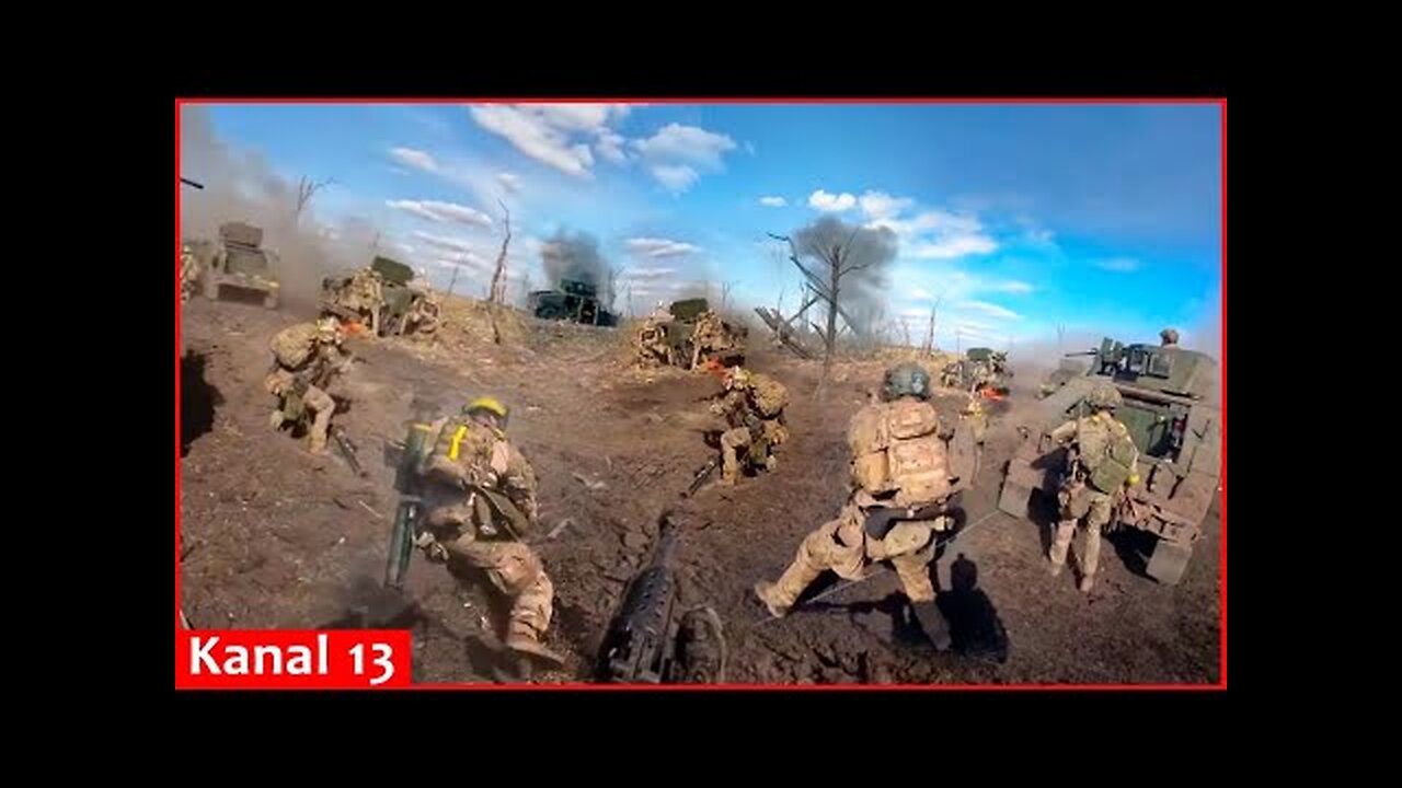 Fucking Russians- Footage of US, Canadian volunteers attacking Russians alongside Ukrainian fighters