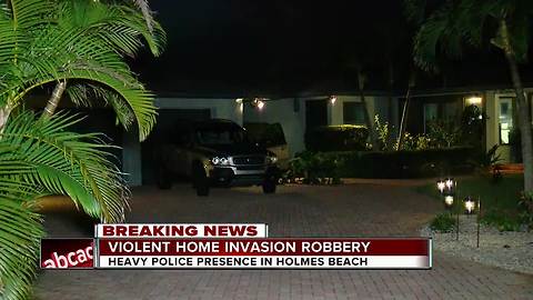 Police investigating violent home invasion in Holmes Beach