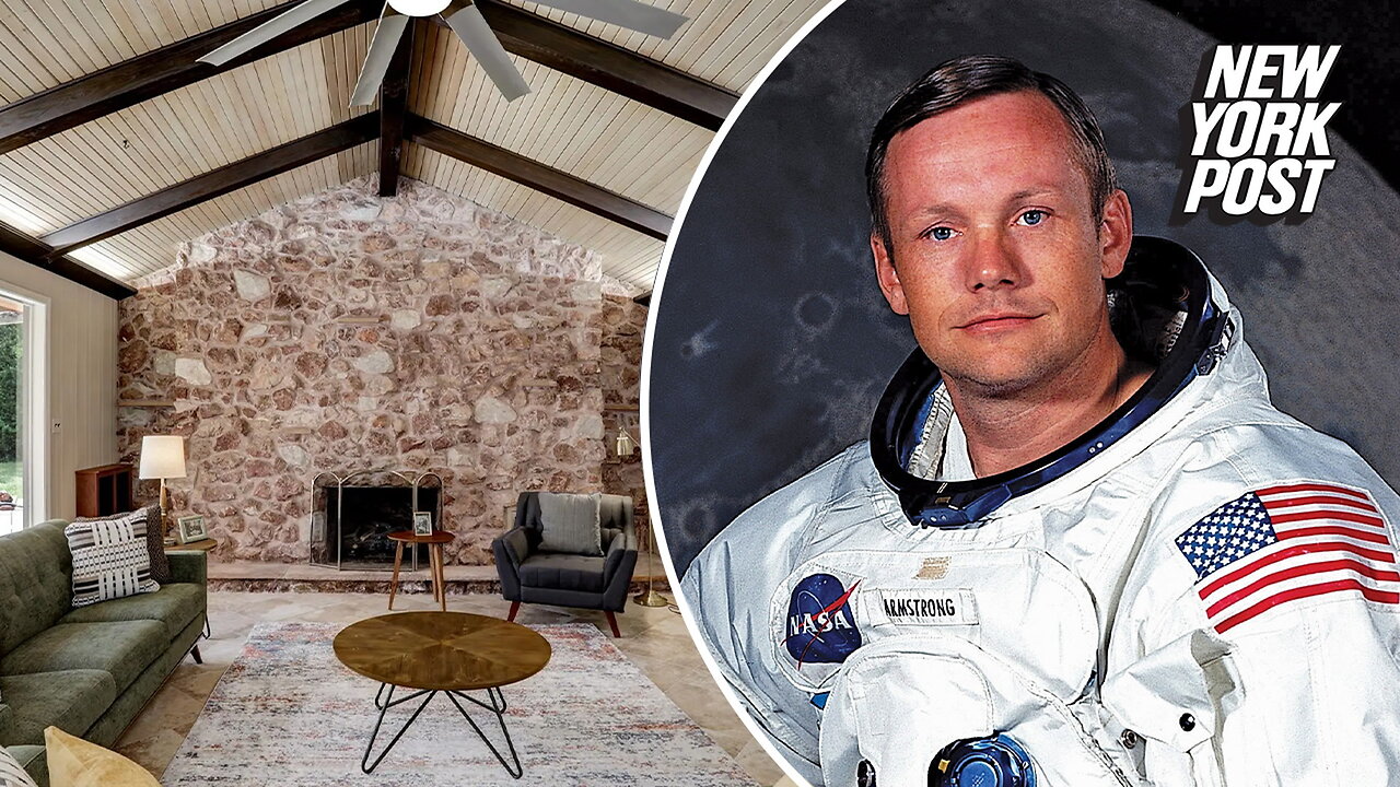 The Texas home where Neil Armstrong lived during historic moon expedition lists for $550K