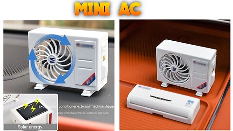 Mini Solar AC Car Aromatherapy Decor