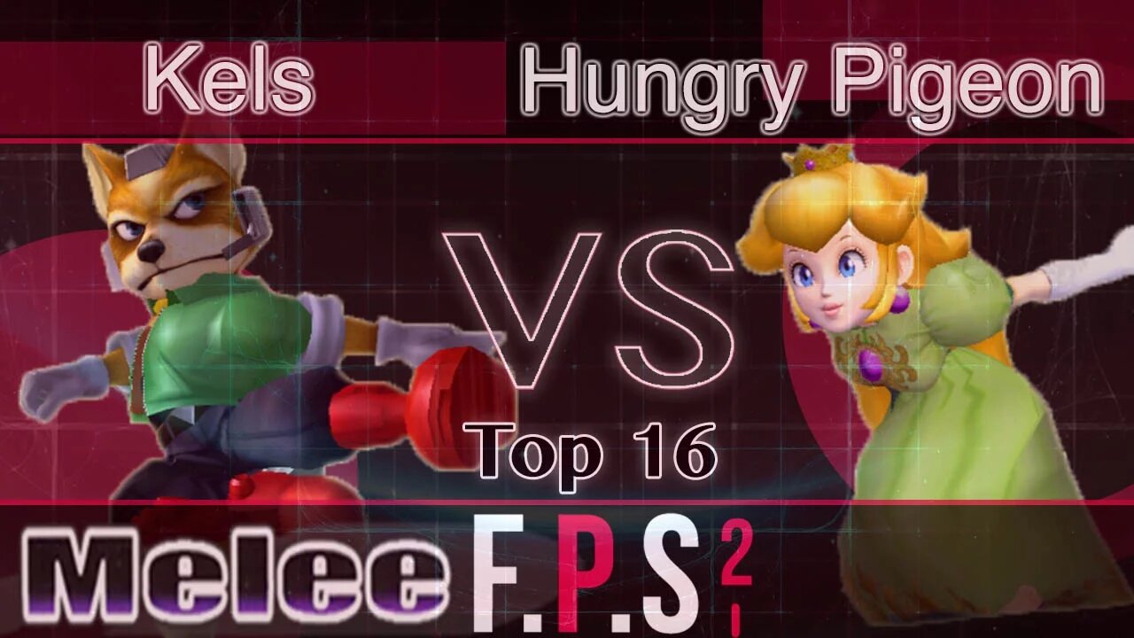 GHQ|Kels (Sheik & Fox) vs. Hungry Pigeon (Peach) - Melee Top 16 - FPS2