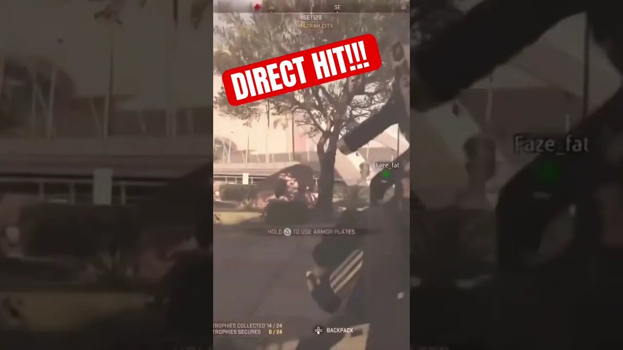 DIRECT HIT!!! Subscribe For More #warzone2 #resurgence #callofduty #shorts