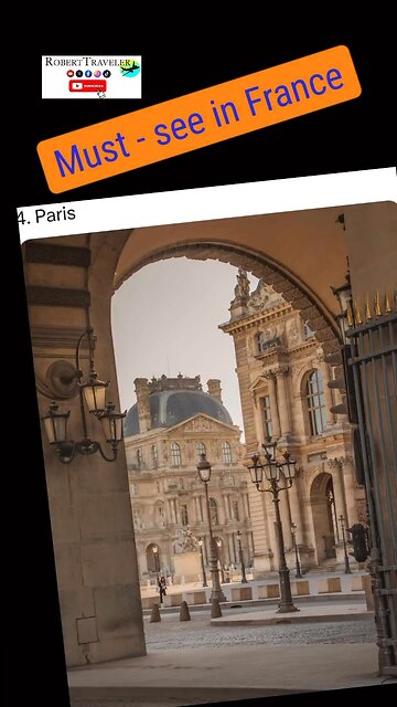 Must - see in France #france #paris #travel #robert #robertTraveler #traveler #traveling #europe