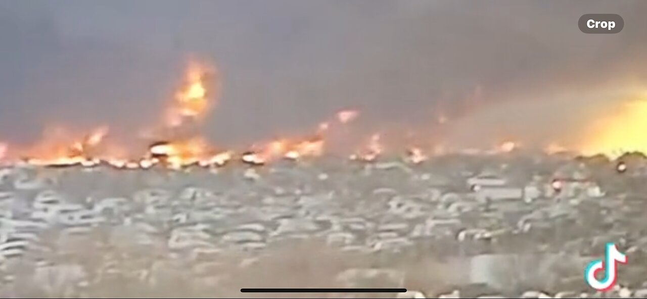 Strange Automobile Salvage Yard Fire In Texas