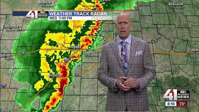 Tornado warnings issued for several KS counties