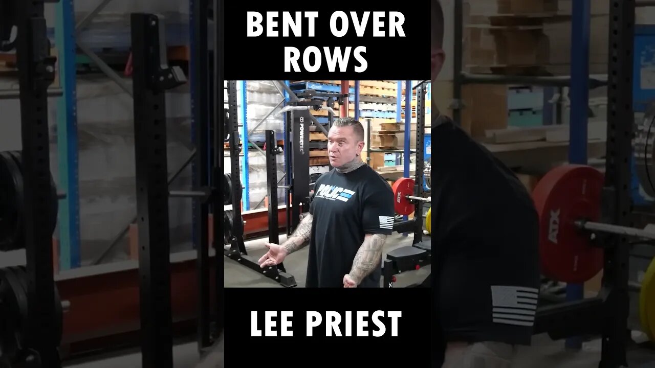 LEE PRIEST: Bent Over Rows without a Spotter #shorts
