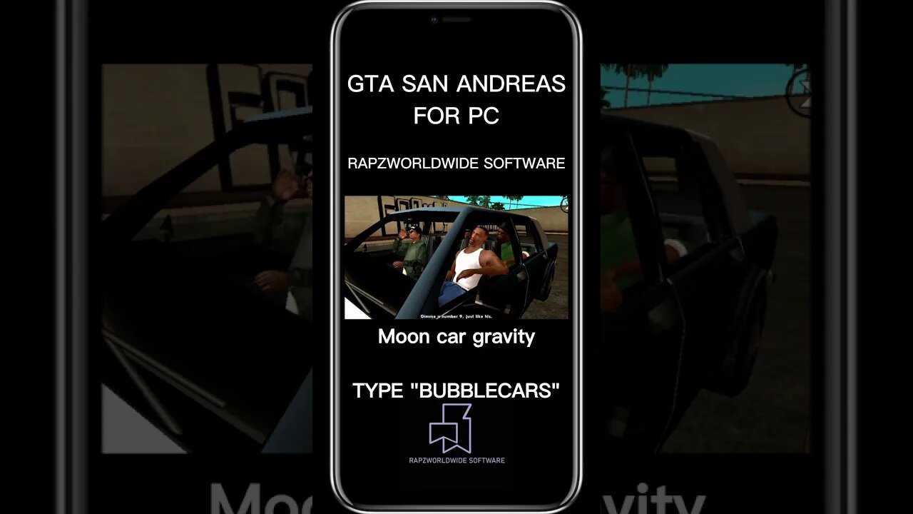 GTA: San Andreas - Moon car gravity (Cheat for PC)