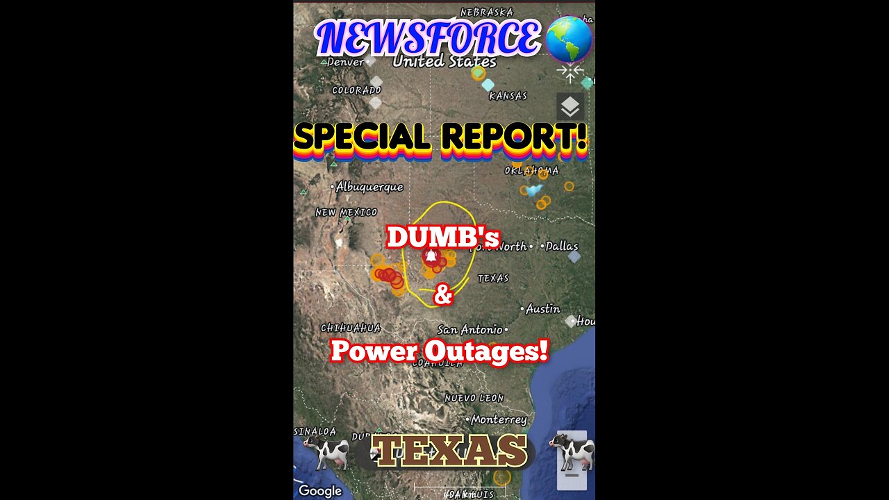 NEWSFORCE 🌎 SPECIAL REPORT !📕 12-8-24 D.U.M.B'S 💥 & Power ⚡️outages! 🐄 TEXAS