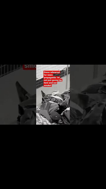 Dress rehearsal for news propaganda.