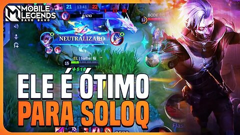 ESSE HERÓI É O BRABO DA SOLOQ E É FÁCIL!! | GRANGER | MLBB