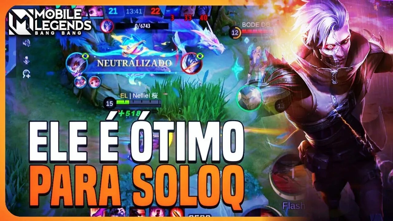 ESSE HERÓI É O BRABO DA SOLOQ E É FÁCIL!! | GRANGER | MLBB