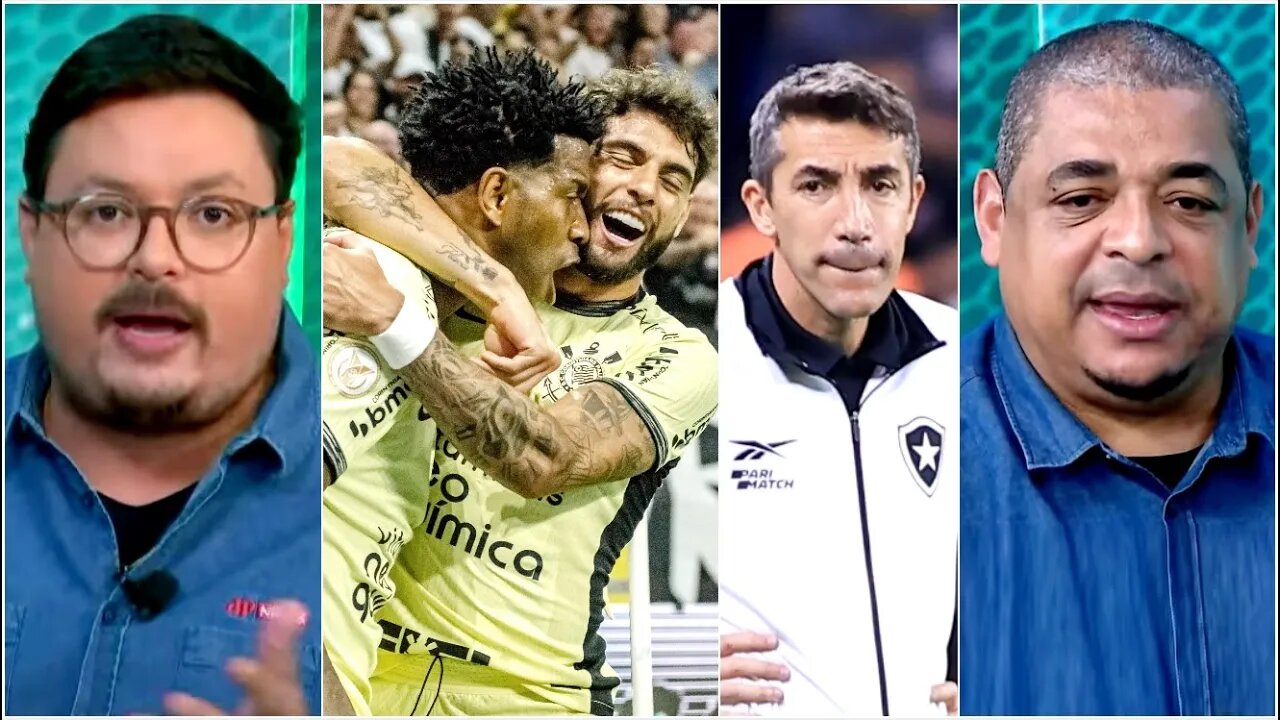 "FOI MUITO IMPORTANTE! O Corinthians VENCEU o LÍDER, e TÁ CLARO que Botafogo está..." VEJA DEBATE!
