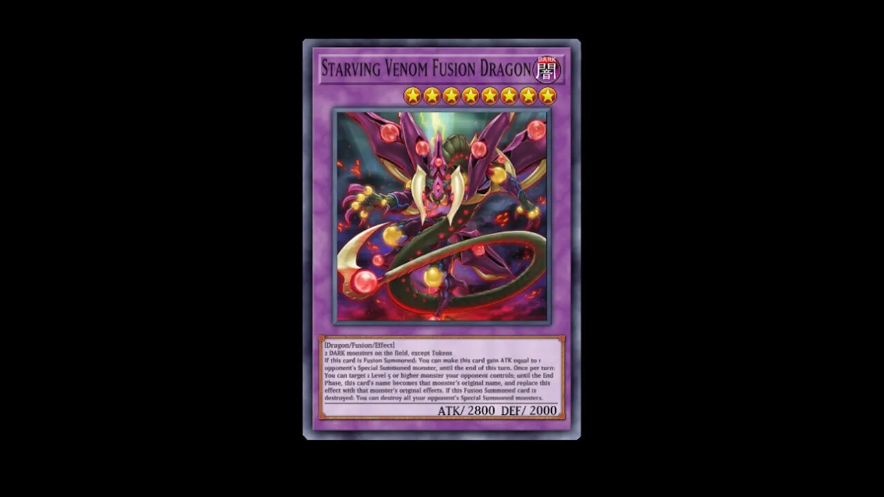 Yu Gi Oh! Starving Venom Fusion Dragon