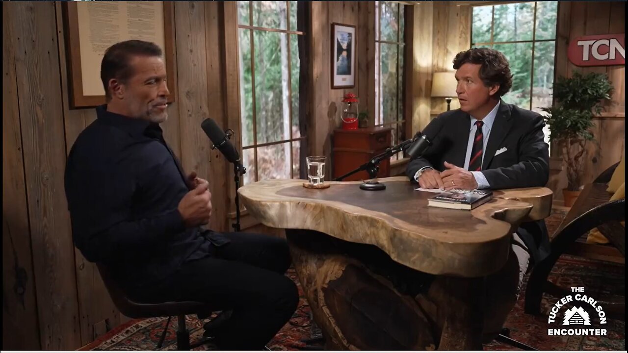 Tucker Carlson · A spirit of sadness (and anger) has descended on the country. With Tony Robbins