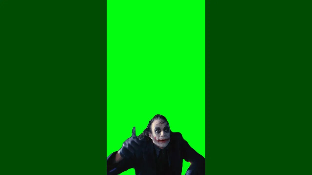 Green Screen Template Video - Joker - The Dark Knight