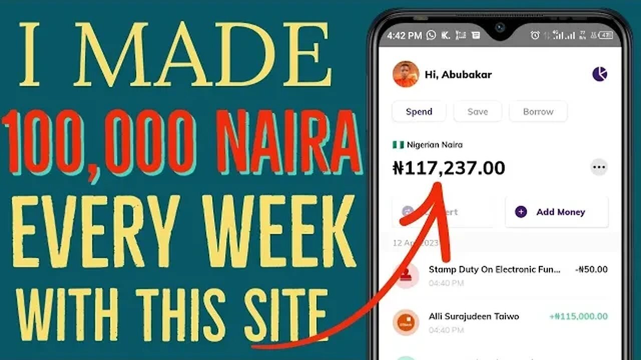 Make 100,000 Naira Every Week in Nigeria with One Site | Make Money Online 2023