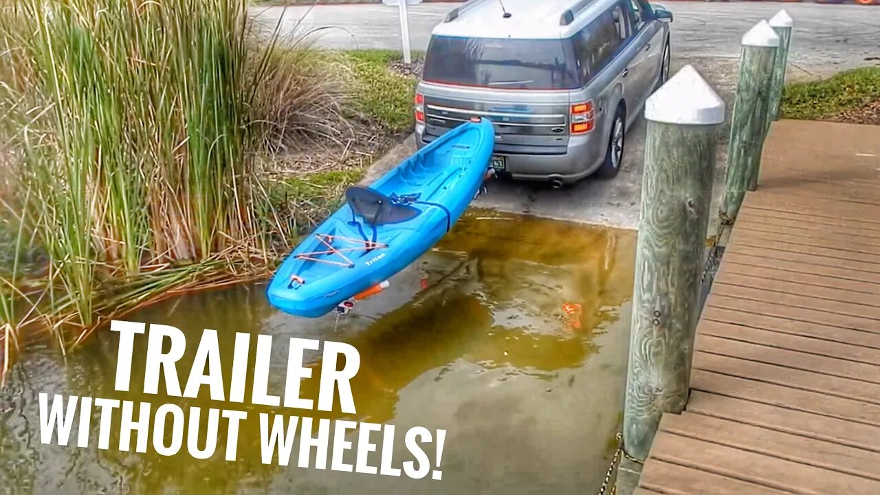 TRAILER WITHOUT WHEELS - For Kayaks & Paddle Boards