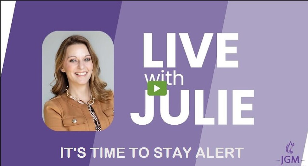 Julie Green subs IT'S TIME TO STAY ALERT