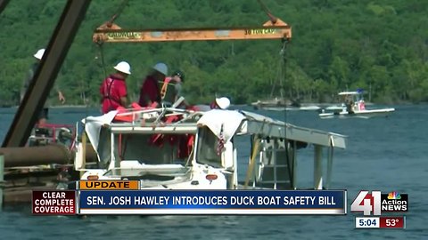 Sen. Josh Hawley proposes duck boat safety bill