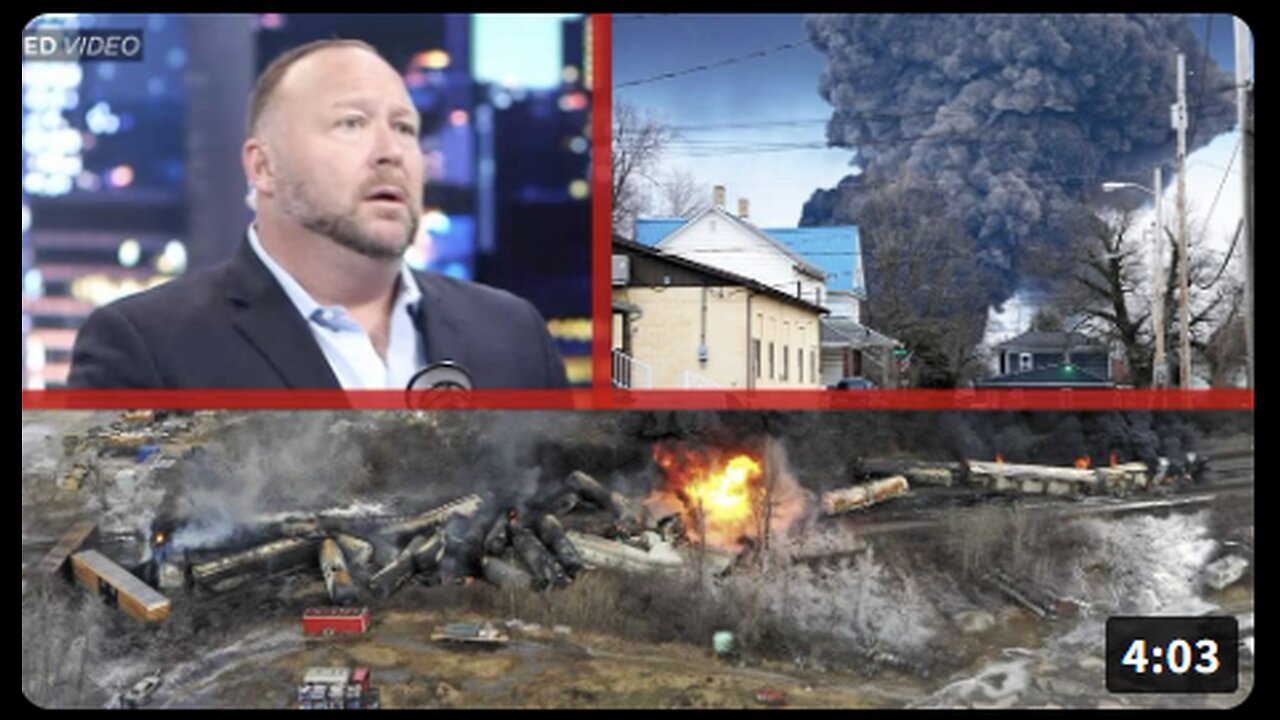 From Food Fires to Train Attacks, Alex Jones Predicted It Years Ago