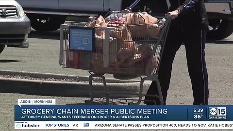 Grocery store merger public meeting on Tuesday night