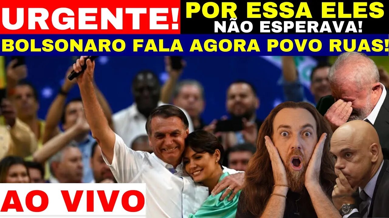 AO VIVO BOLSONARO FELIZ MANDA RECADO PARA POVO BRASÍLEIRO A DIREITA ESTÁ UNIDA VAI TER VIRADA TACISO