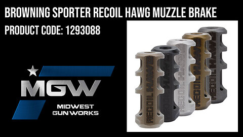 Browning Sporter Recoil Hawg Muzzle Brakes