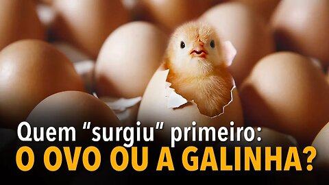 Quer "surgiu" primeiro: o ovo ou a galinha?