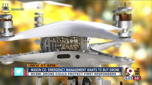 Mason County considers drone to aid first responders