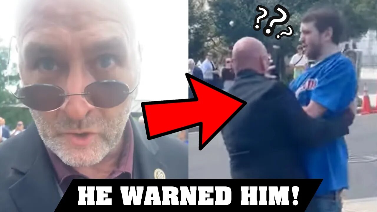 PROTESTER HAD IT COMING! WAS HE RIGHT?