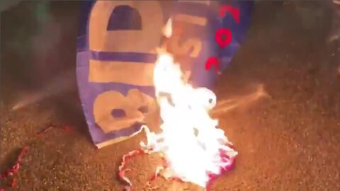 Portland Antifa Burn Biden And American Flags In Anti-Biden March