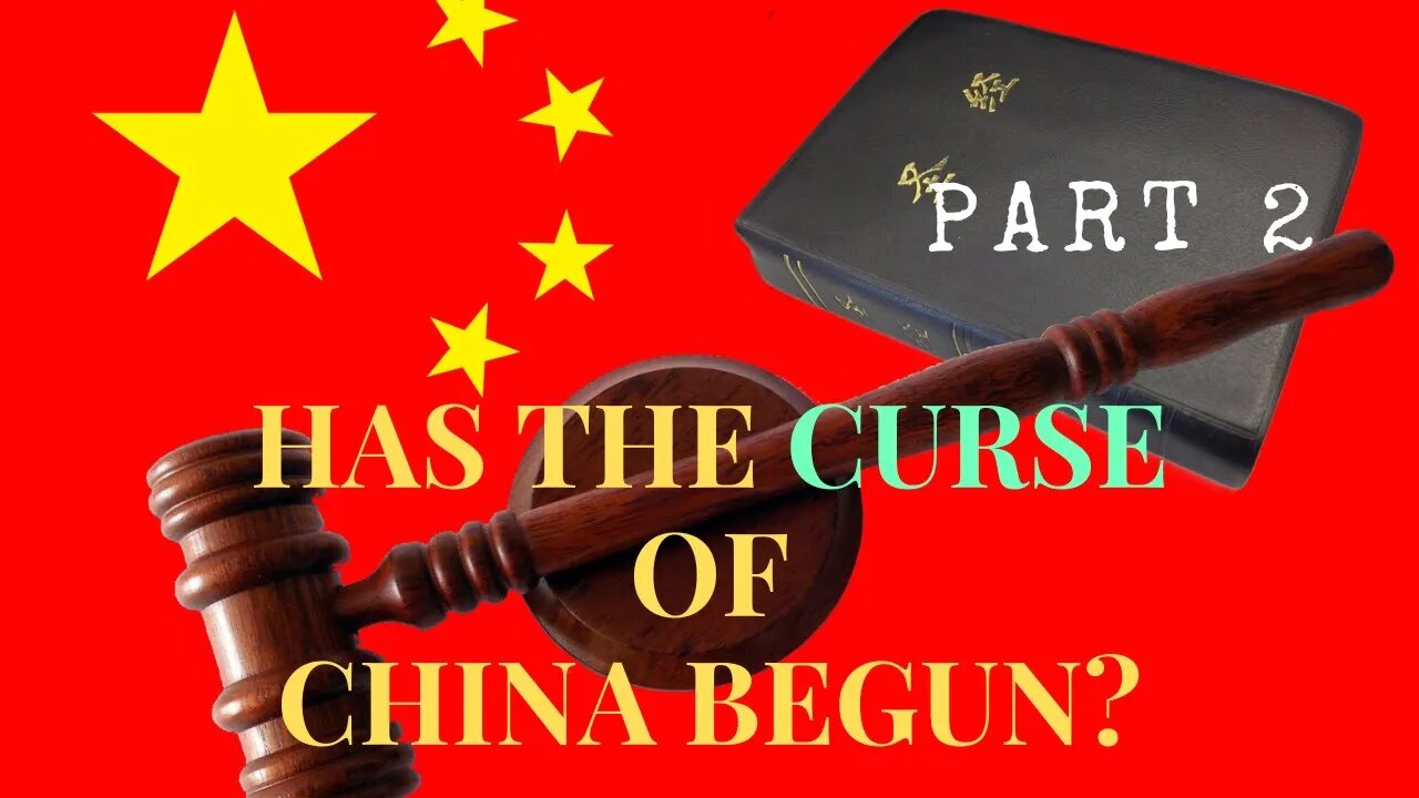 HAS THE CURSE OF CHINA BEGUN?