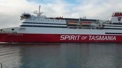 Spirit Of Tasmania 2 Heads To Hobart Tasmania. 17/07/2023.