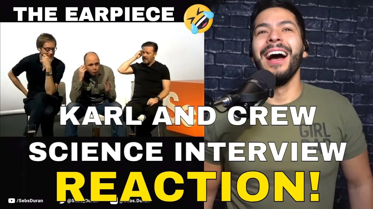 Karl, Ricky and Stephen interview and discuss themselves (Reaction!) | Karl's earpiece killed me