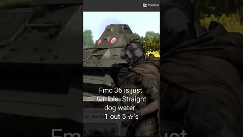 Rate that tank - Fmc 36