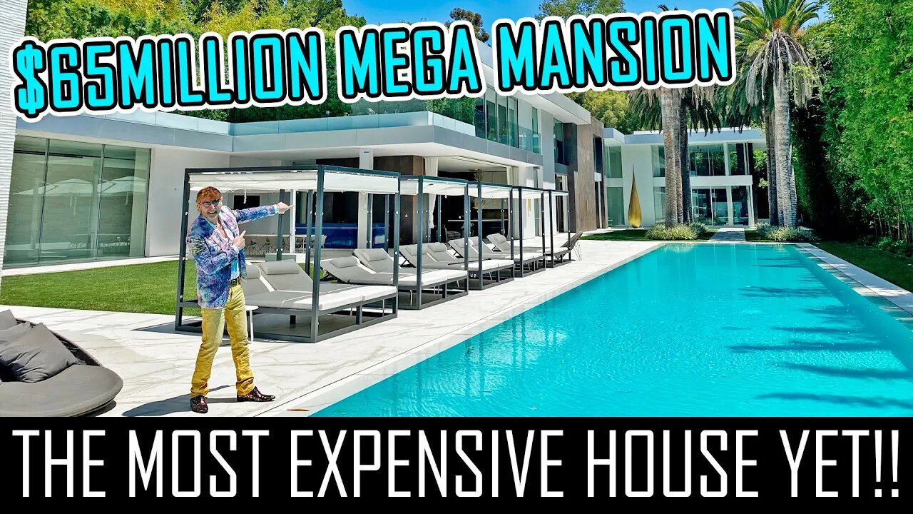 $65MILLION BEL AIR MEGA MANSION WITH A BEAUTY SALON AND SPA!!