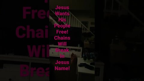 Jesus wants you to walk in FREEDOM!!!