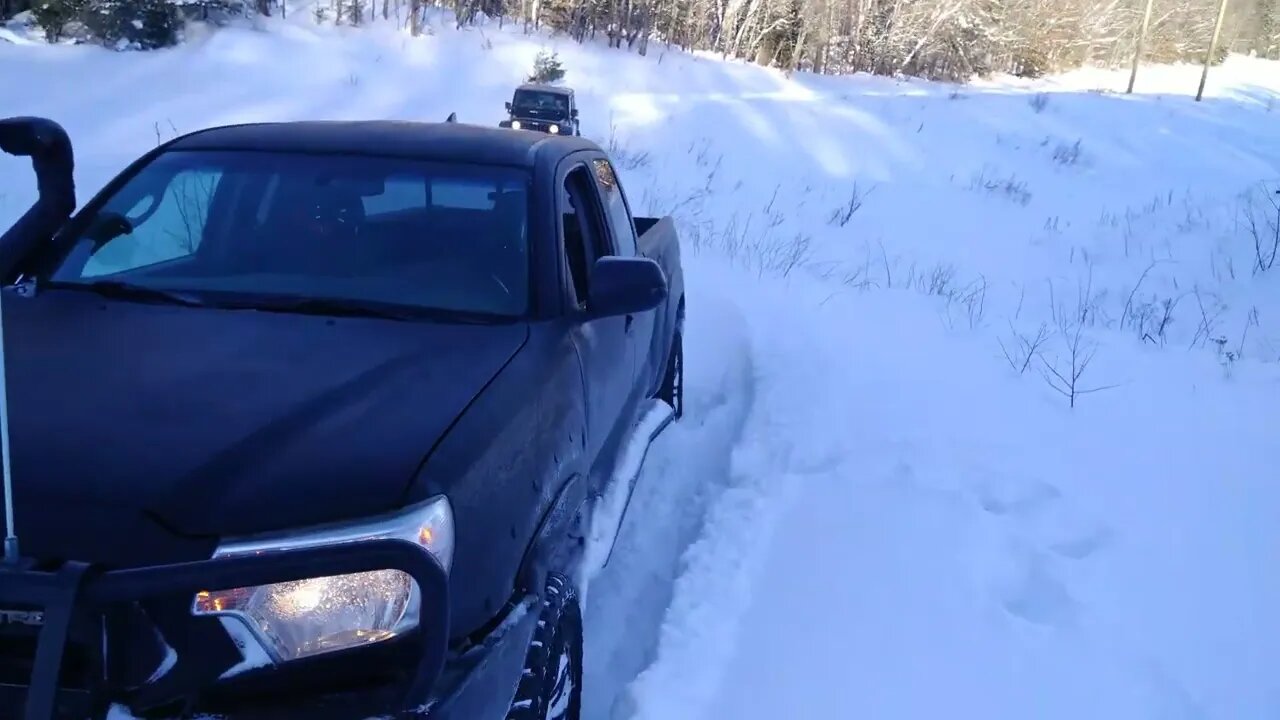 Snow wheeling in my 2015 Toyota Tacoma