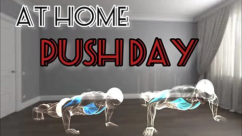 Push day at home :6 exercise