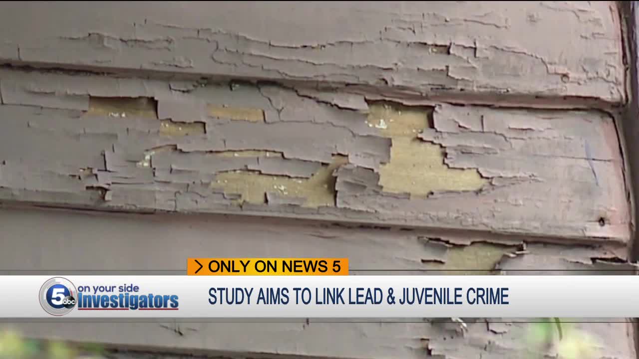 Case Western study to focus on lead paint poisoning correlation to juvenile delinquency