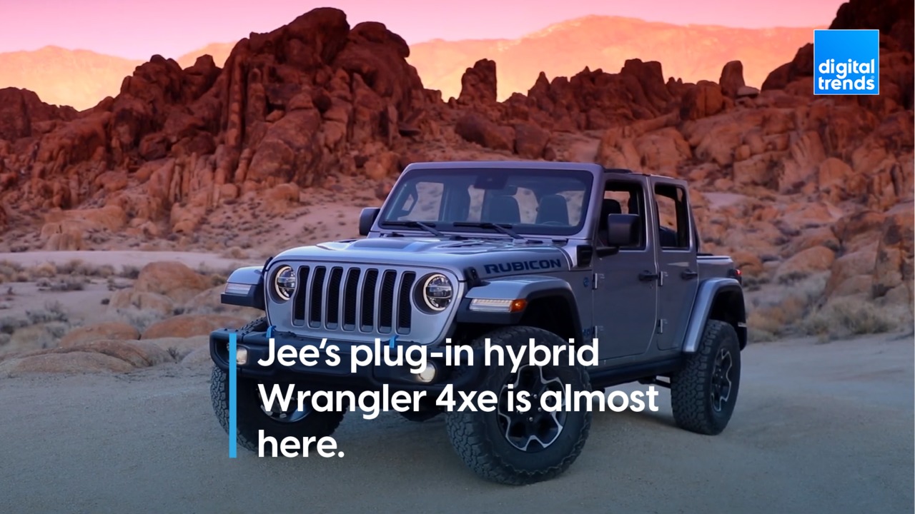 Jeep’s first plug-in hybrid vehicle, the Wrangler 4xe, is almost here.