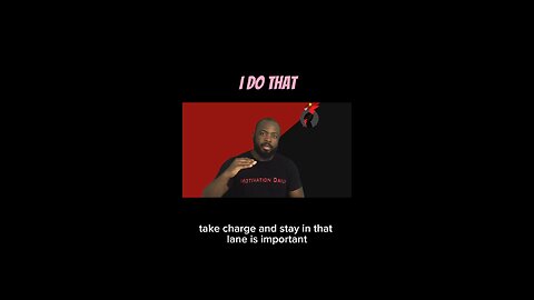 I Do That #dayodman #idoit #motivational #motivationalspeaker #eeyayyahh