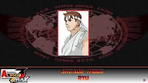 Street Fighter: Alpha 3 Max: Arcade Mode - Ryu