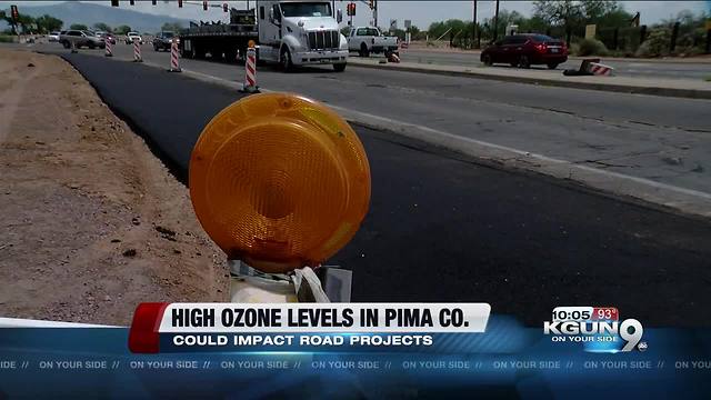 High summer ozone levels could impact local transportation projects