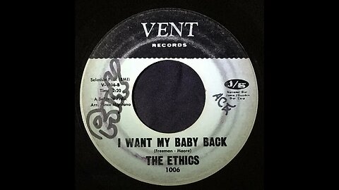 The Ethics - I Want My Baby Back