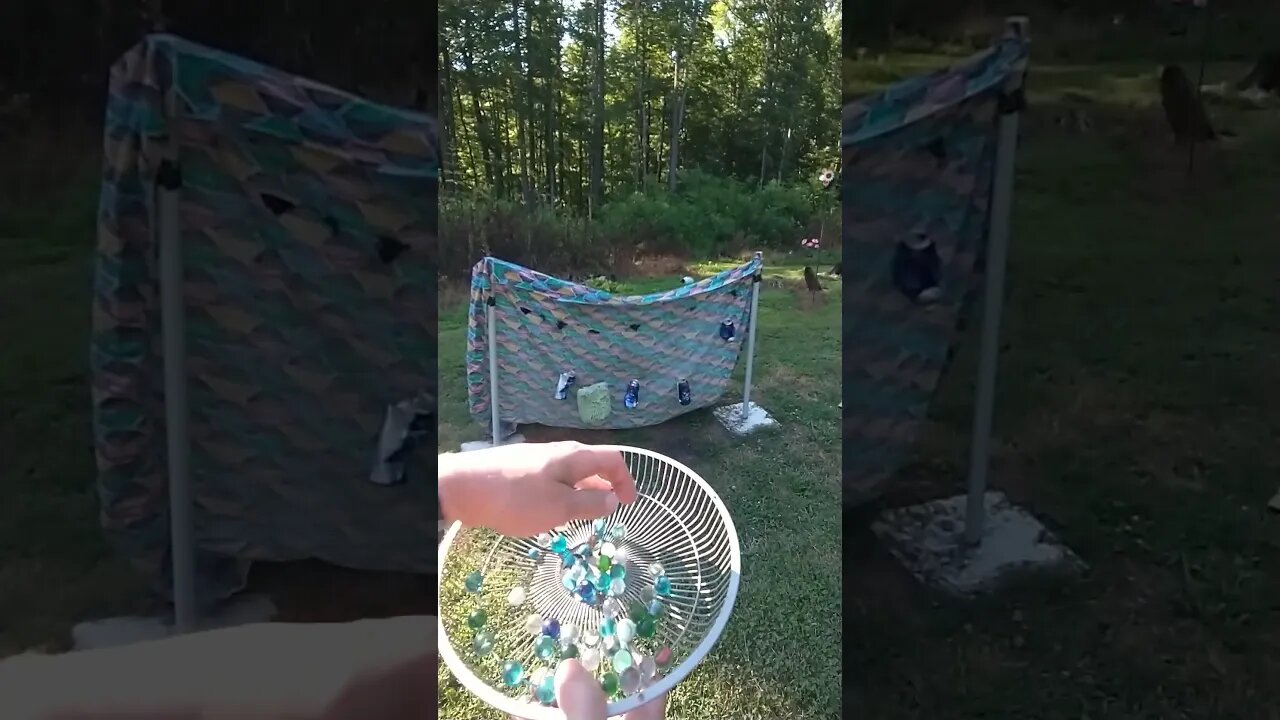 Slingshot backstop ammo saver #slingshot #slingshotlife #america #shortsvideo