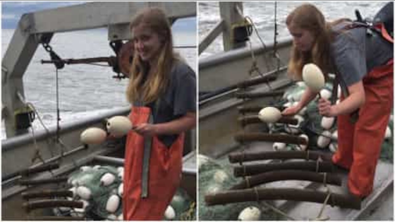 Giovane pescatrice crea un incredibile xilofono artigianale
