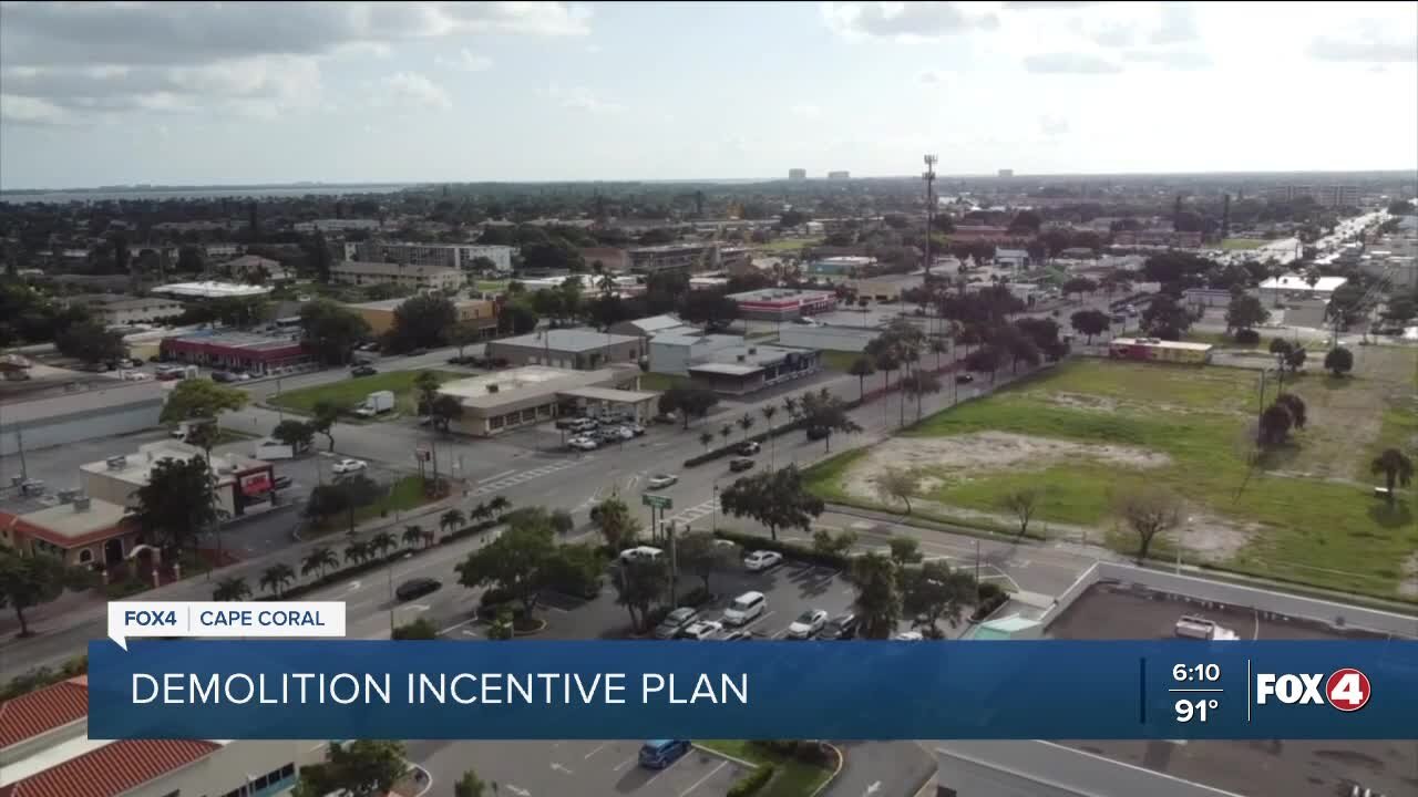 City of Cape Coral demolition incentive plan